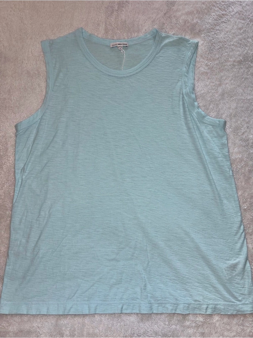 James Perse Mint Green Crewneck Tank Top